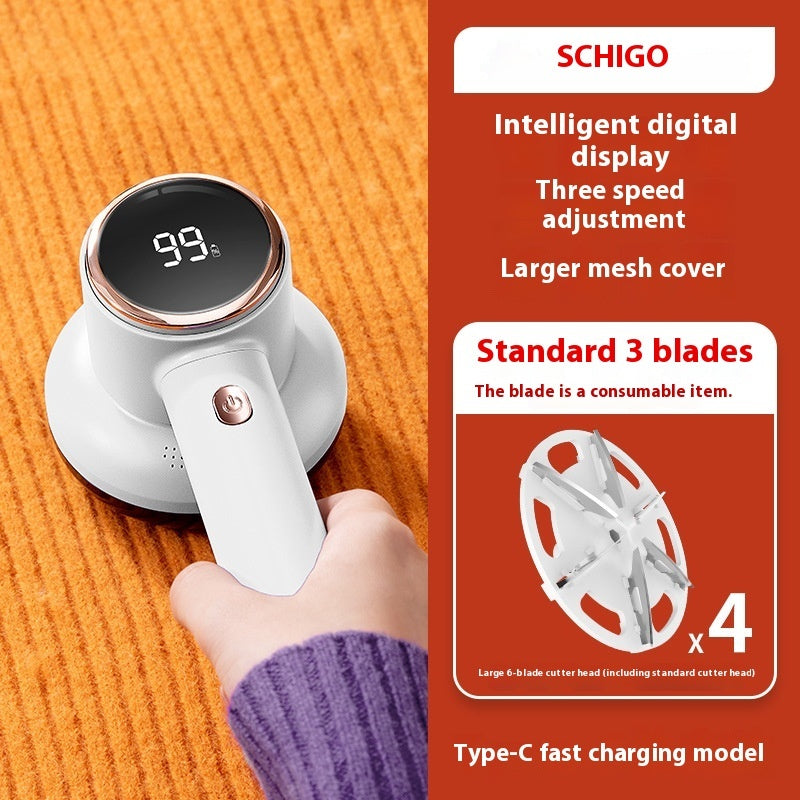 Large Screen Digital Display Fabric Shaver & Lint Remover