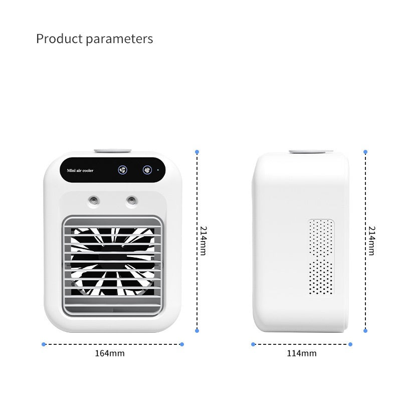 Portable Air Cooler Fan with Water Cooling Technology