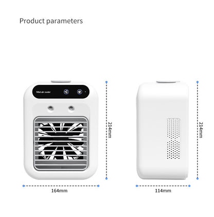 Portable Air Cooler Fan with Water Cooling Technology