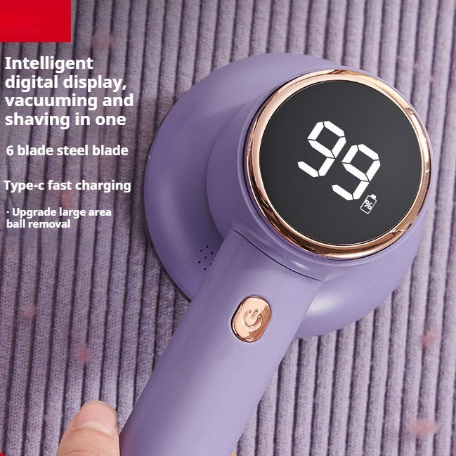 Large Screen Digital Display Fabric Shaver & Lint Remover