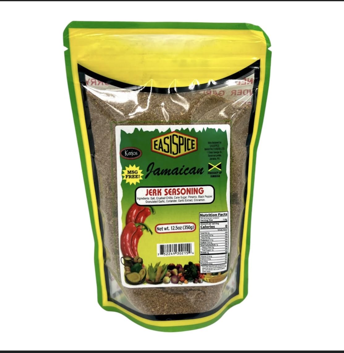 Easispice Jamaican Jerk Seasoning 12.5 Oz
